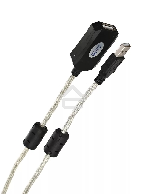 Кабель-адаптер VCOM VUS7049-25M USB2.0-repeater, удлинительный активный <Am-->Af> 25м