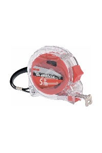 Рулетка MATRIX 31073  crystal 5м х 25мм корпус из поликарбоната