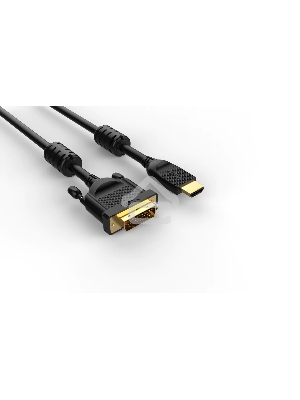 Кабель HDMI AM/DVI(24+1)M, 3м, CU, 1080P@60Hz, 2F, VCOM <CG484GD-3M>