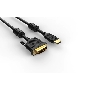 Кабель HDMI AM/DVI(24+1)M, 3м, CU, 1080P@60Hz, 2F, VCOM <CG484GD-3M>