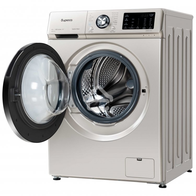 Стиральная машина Бирюса WM-SL814/15 B, золотистый, загрузка фронтальная 8 кг, 1400 об/мин, класс А+++