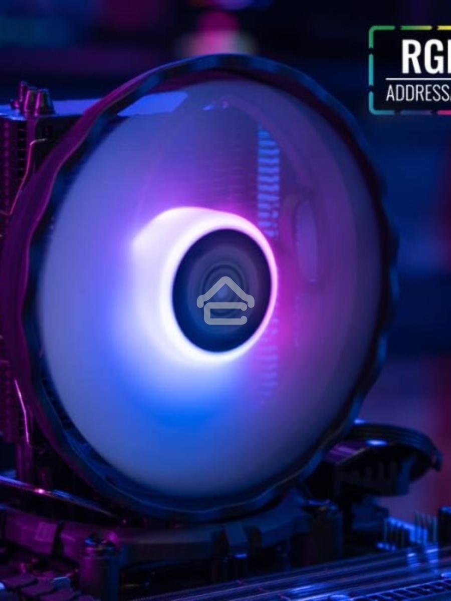 Кулер для процессора AeroCool / Formula Rave 3 ARGB черный, 120 мм, алюминий/медь, 1800 об/мин, 27 дБ, 4 pin, 125 Вт, 135 мм