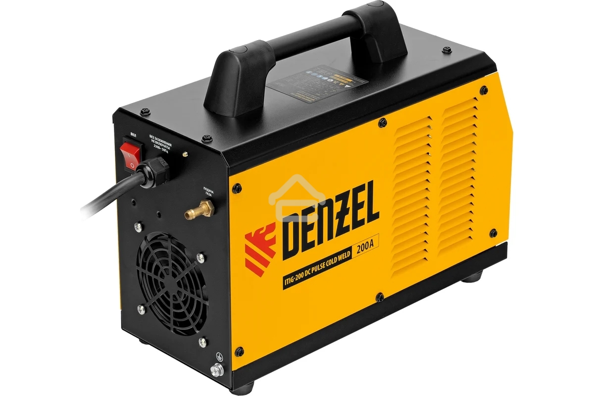 Аппарат инвертор. аргонодуговой сварки Denzel ITIG-200 DС Pulse Cold Weld, 200 А, ПВ 60%