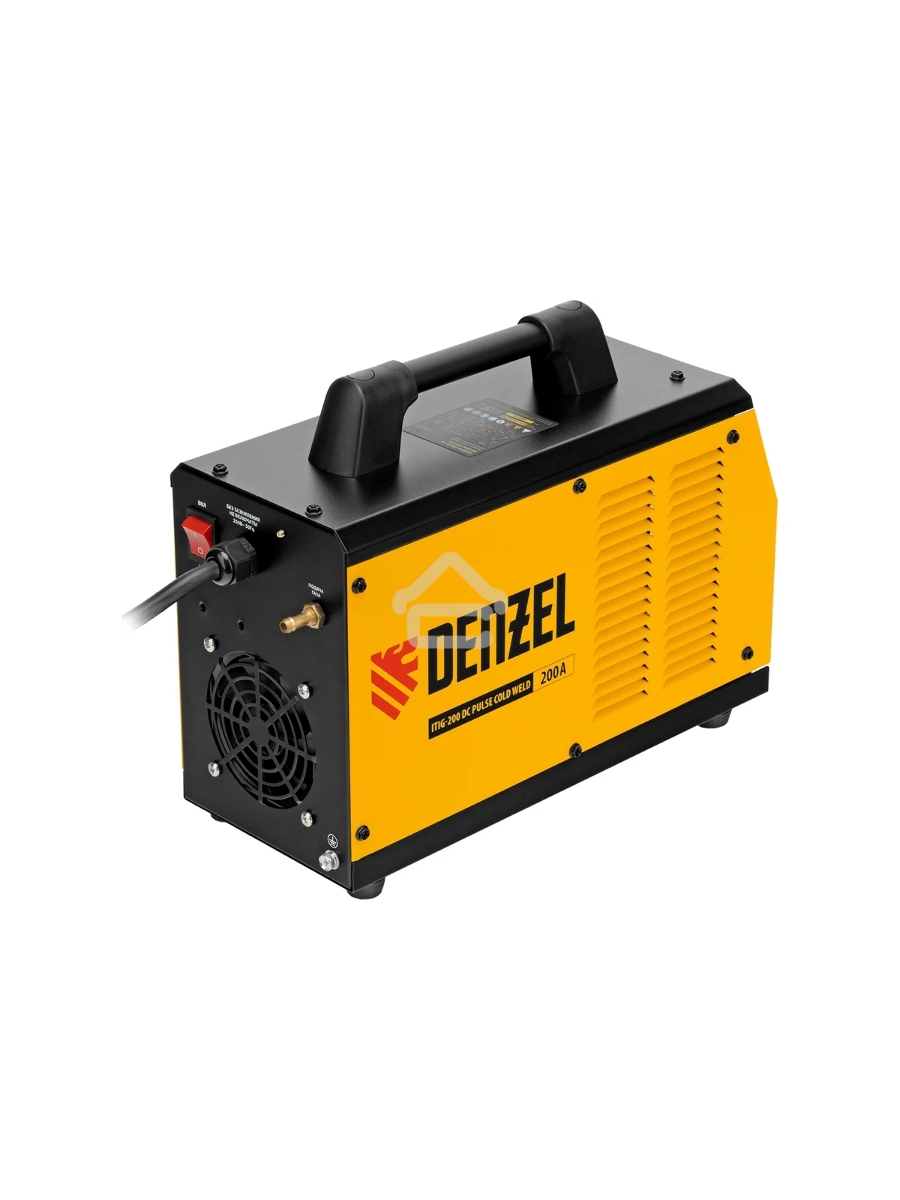 Аппарат инвертор. аргонодуговой сварки ITIG-200 DС Pulse Cold Weld, 200 А, ПВ 60% Denzel