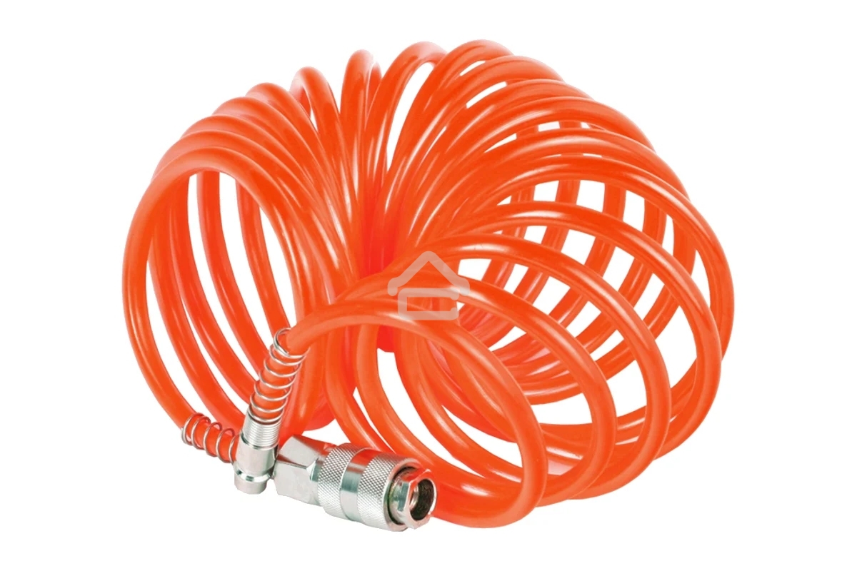 Шланг спиральный для пневмоинструмента PATRIOT PU 156x8мм полиамид быстросъем.