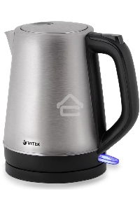Чайник электрический Vitek VT-7040 ST, 2200Вт, серебристый