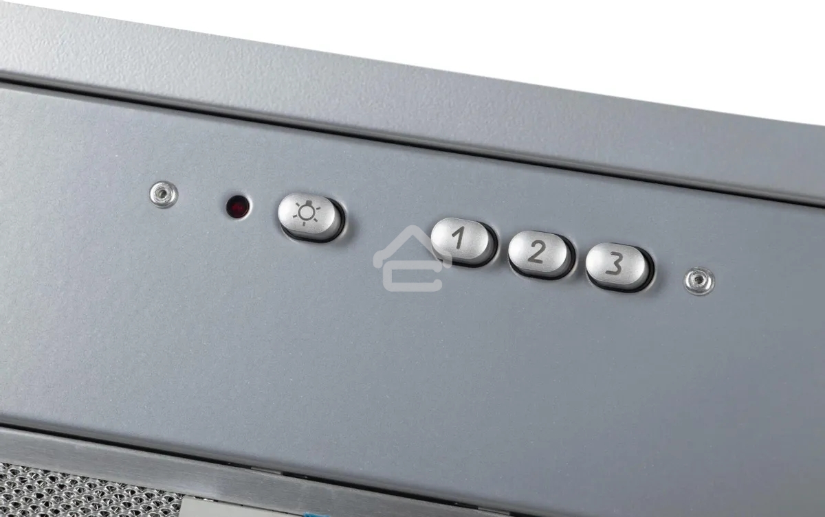 Вытяжка встраиваемая Elikor Flat 42П-430-К3Д серебристый, 42 см, 430 куб. м/ч, 60 дБ