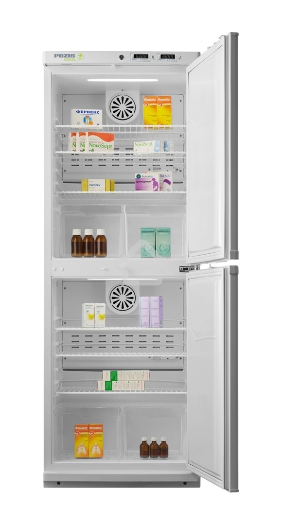 Холодильник фармацевтический Pozis ХФД-280-1 белый дв. металл двухкамерный 280л