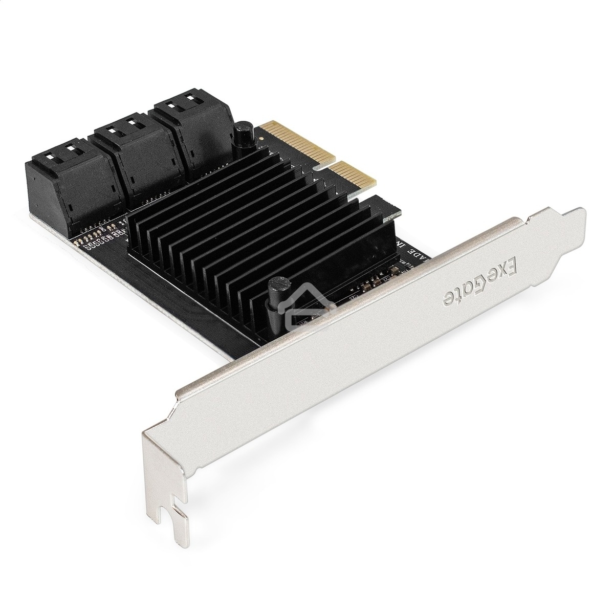 Контроллер ExeGate EXE-516 (PCI-E x4 v3.0, SATA3 6Gb/s, 6 int, ASMedia Chipset ASM1166)