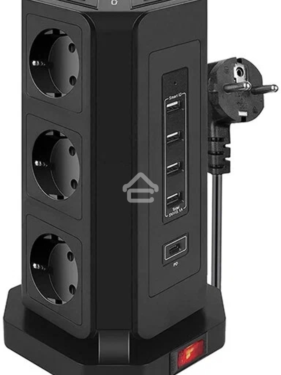 Сетевой фильтр QUMO Power Tower PRO PD 8SP4U (P-0004)