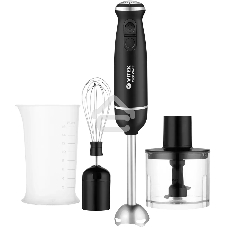 Блендер погружной Vitek VT-3001 черный/серебристый 1200 Вт