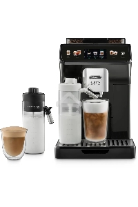 Кофемашина автоматическая DeLonghi ECAM450.55.G черный, исп. кофе - зерновой/молотый, 1.8 л, 1450 Вт, 19 Бар.