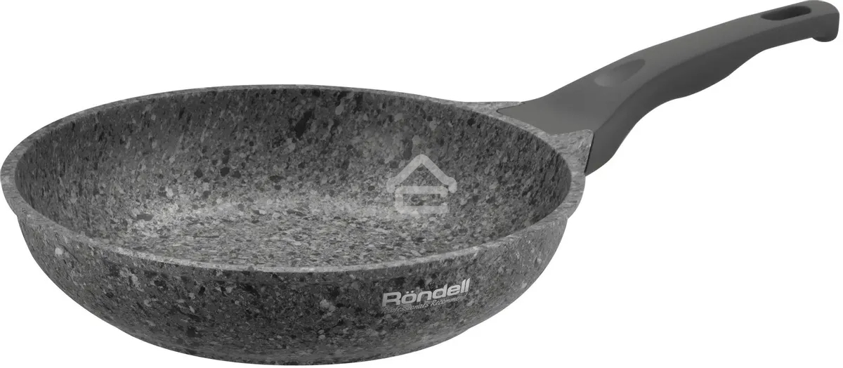 Сковорода Rondell Granit Carrara RDA-1845, 26см, без крышки, серый