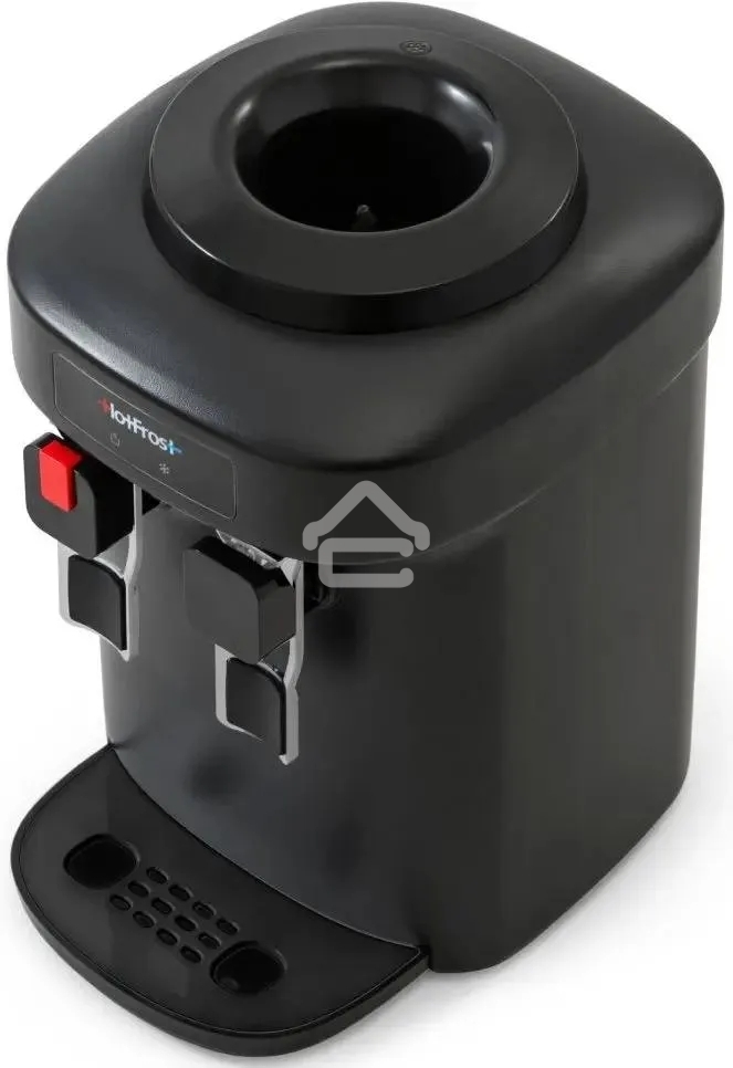 Кулер для воды HotFrost D65EN настольный, электронный, «push» - кран, черный