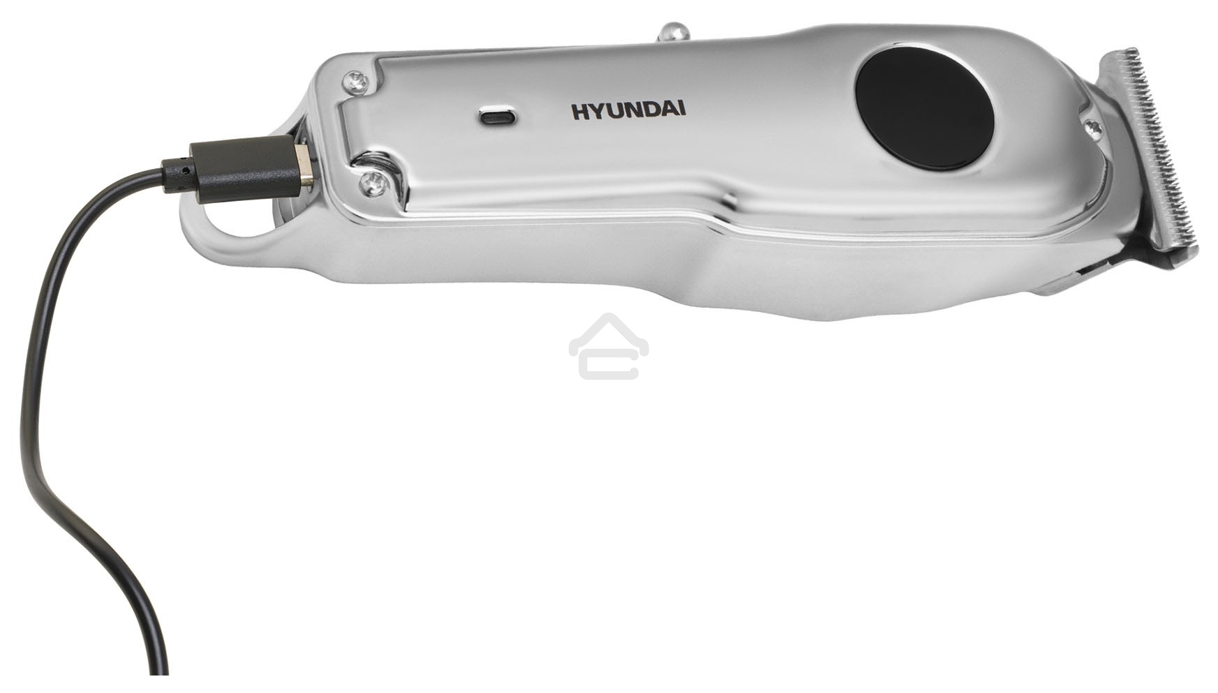 Машинка для стрижки Hyundai H-HC7111 серебристый/черный 3Вт (насадок в компл:3шт)