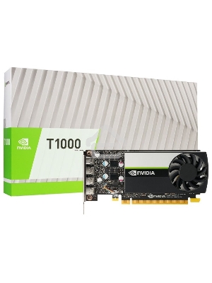 Видеокарта NVIDIA Quadro T1000 4G - BOX, brand new original with individual package, - include ATX and LT brackets (900-5G172-2550-000) (023076) {8}