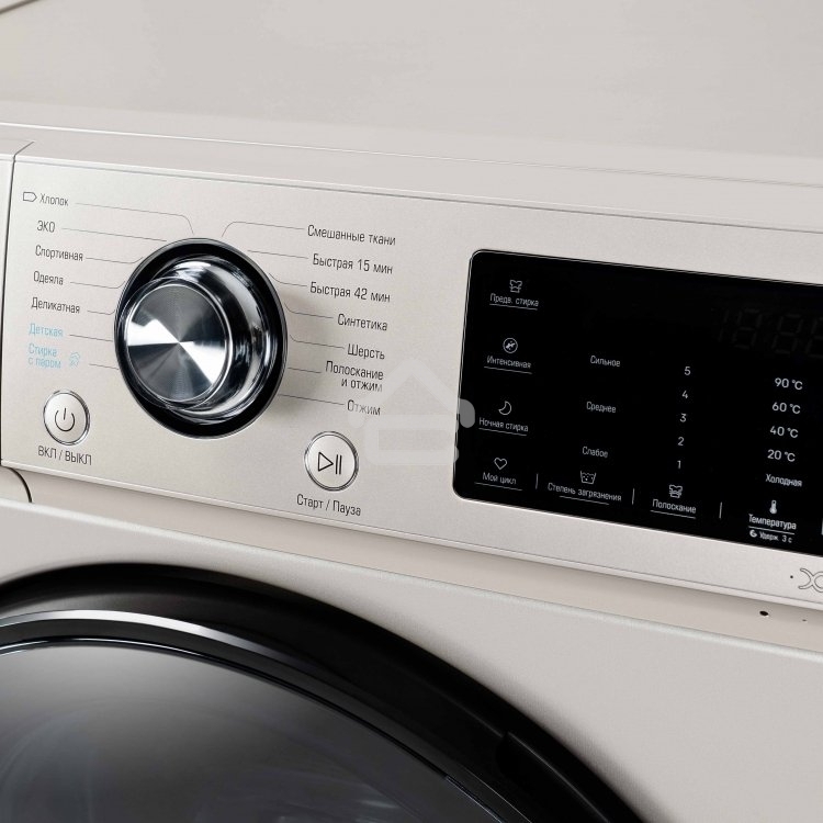 Стиральная машина Бирюса WM-SL814/15 B, золотистый, загрузка фронтальная 8 кг, 1400 об/мин, класс А+++