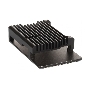 Компьютерный корпус Qumo Aluminum case without fan, Raspberry Pi 4, black(RS006)