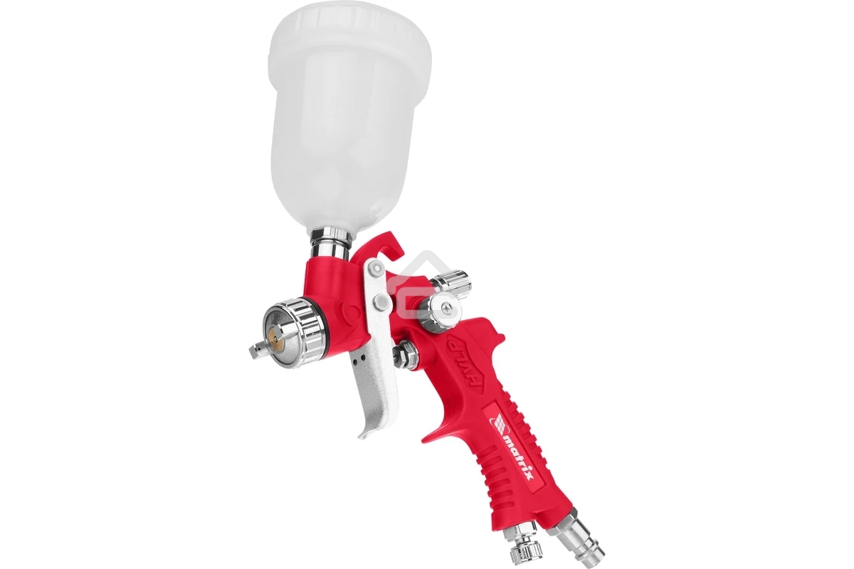 Краскораспылитель Matrix HVLP пневмат. с верхним бачком V= 0,1 л, сопло диаметром 0.8 мм