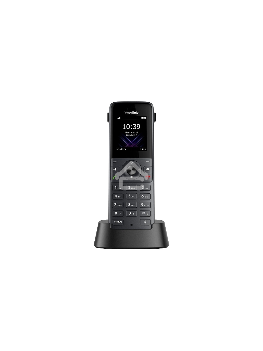 Телефон DECT-трубка Yealink W74H черный