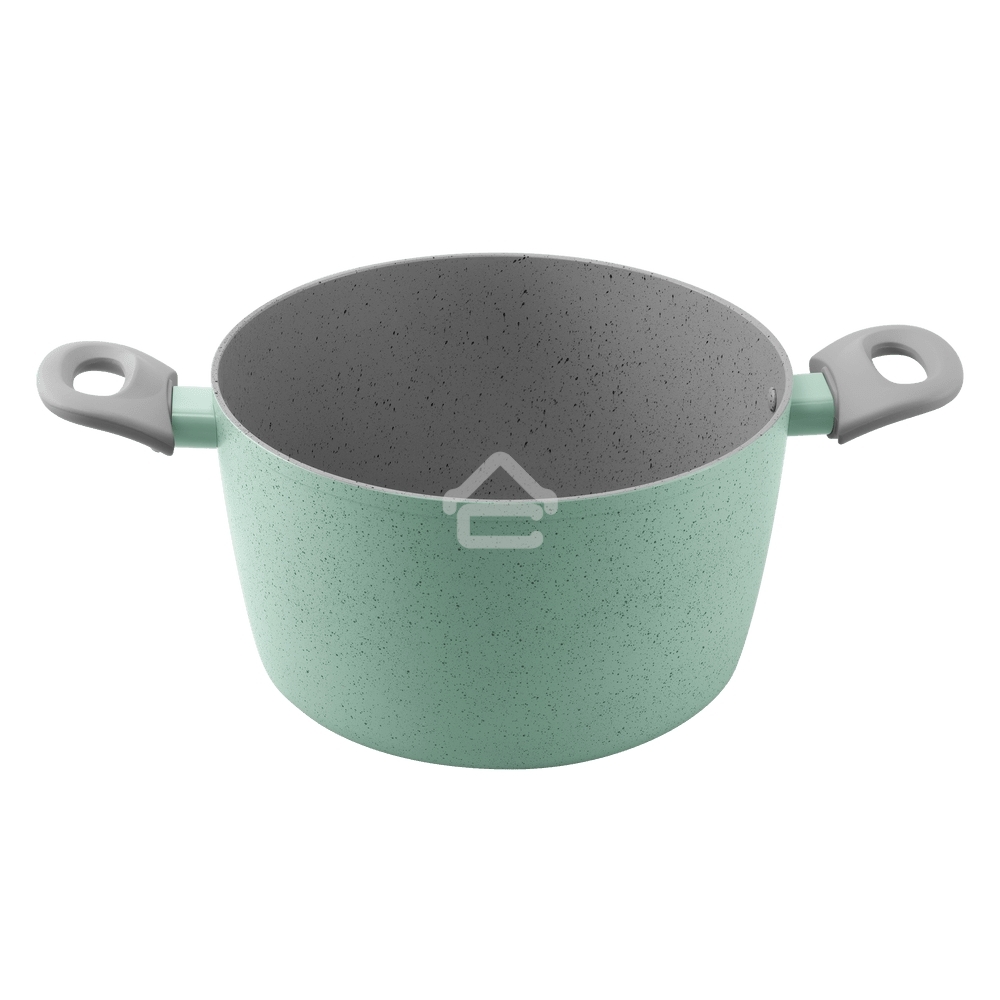 Кастрюля Maunfeld HELGA MCS57FA05FS из кованого алюминия со стеклянной крышкой, 24 см, 5,7 л.