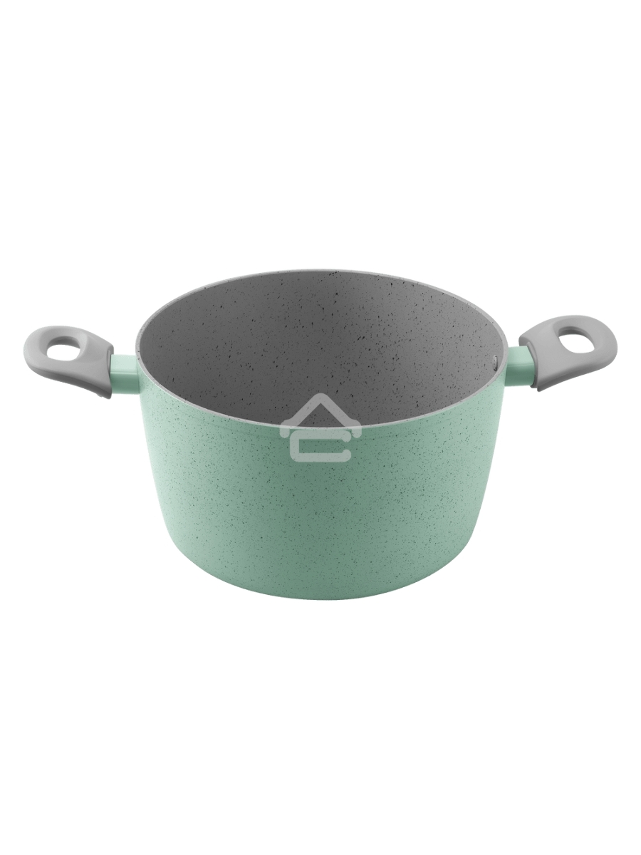 Кастрюля Maunfeld HELGA MCS57FA05FS из кованого алюминия со стеклянной крышкой, 24 см, 5,7 л.