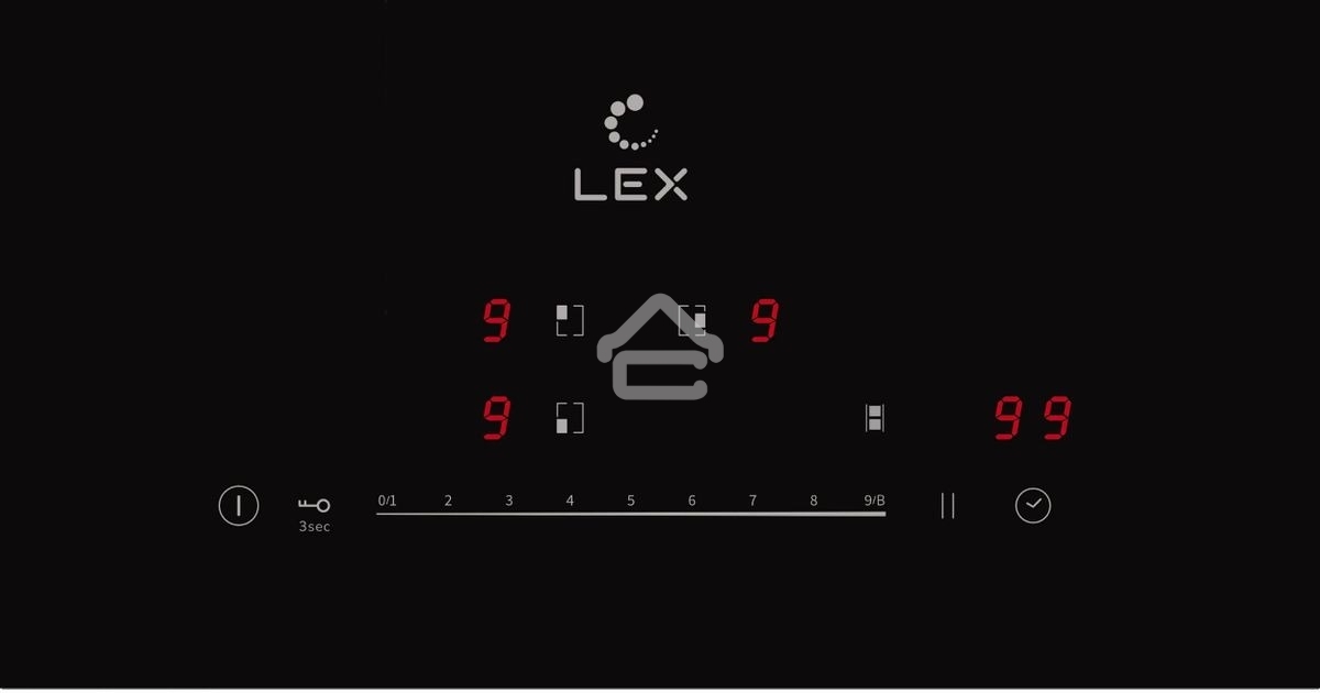 Индукционная варочная панель LEX EVI 631A BL, независимая, черный