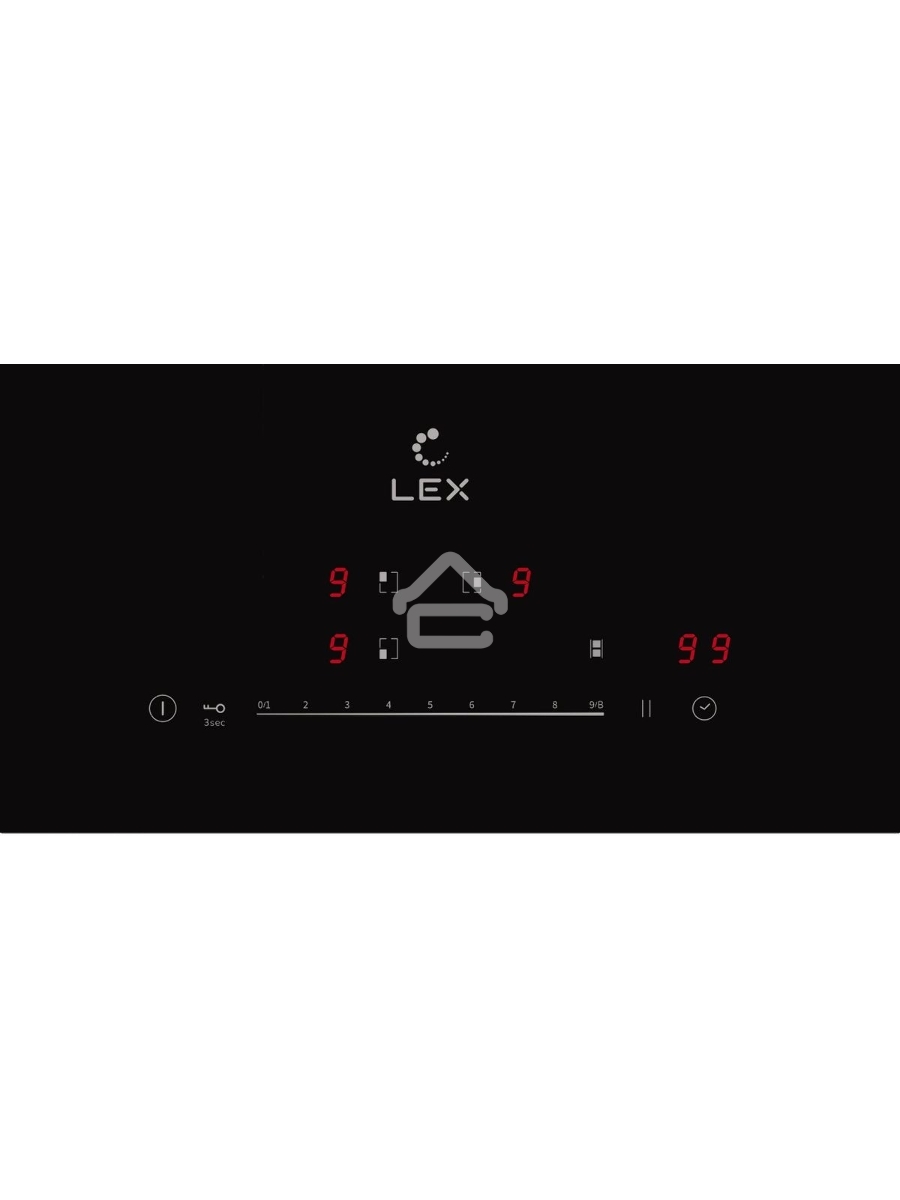 Индукционная варочная панель LEX EVI 631A BL, независимая, черный