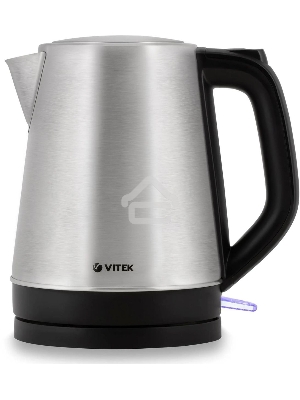 Чайник электрический Vitek VT-7040 ST, 2200Вт, серебристый