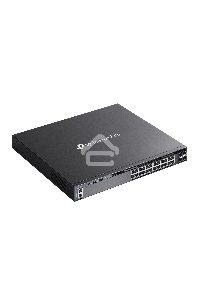 Стекируемый управляемый коммутатор 3 го уровня TP-Link SG6428X Omada с 24 гигабитными портами и 4 портами SFP+