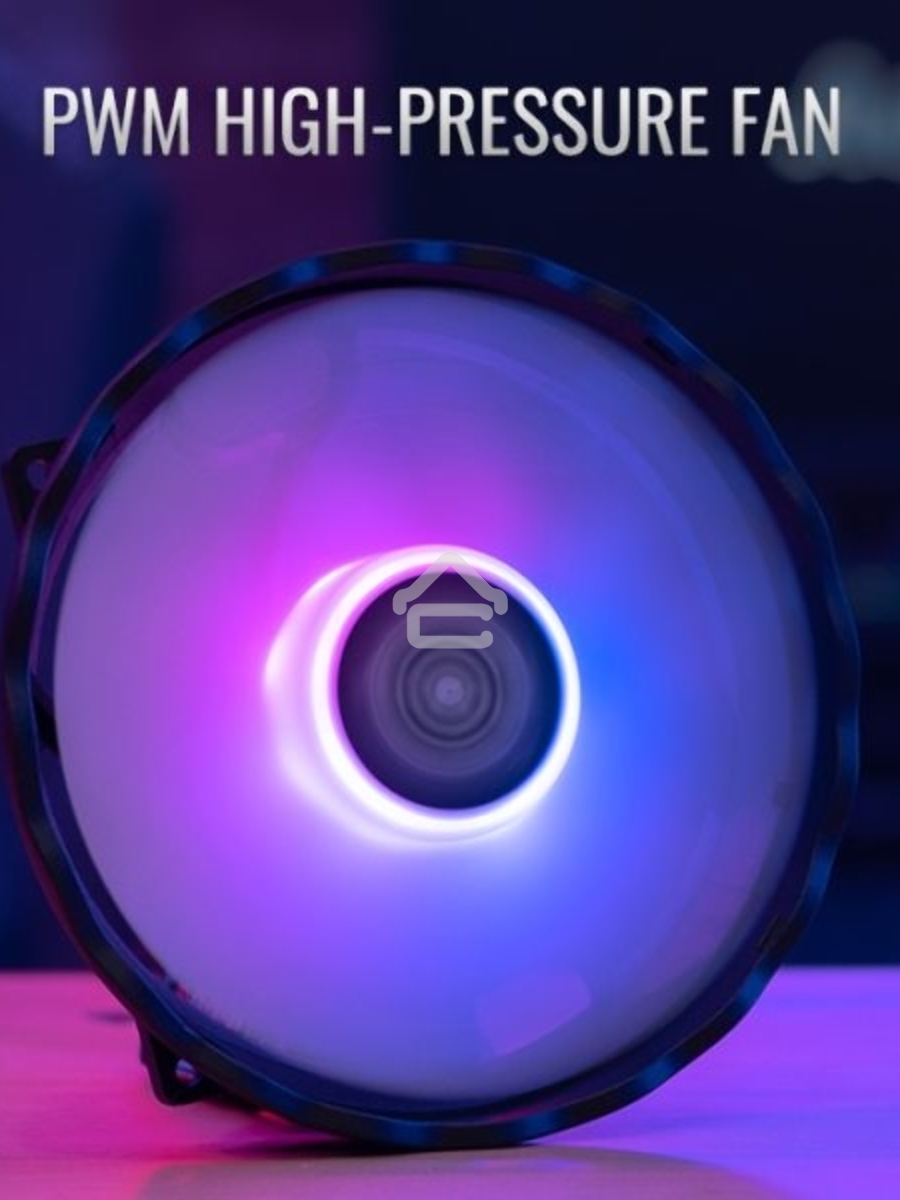 Кулер для процессора AeroCool / Formula Rave 3 ARGB черный, 120 мм, алюминий/медь, 1800 об/мин, 27 дБ, 4 pin, 125 Вт, 135 мм
