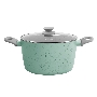 Кастрюля Maunfeld HELGA MCS57FA05FS из кованого алюминия со стеклянной крышкой, 24 см, 5,7 л.