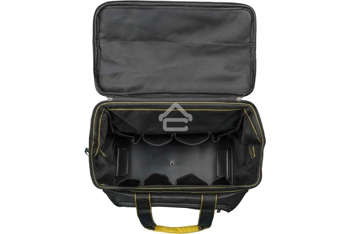 Сумка Navigator NTA-Bag07, 420х230х290мм, пластмассовое дно, черный/желтый