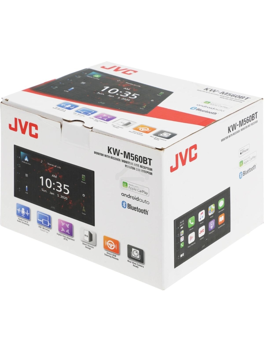 Автомагнитола JVC KW-M560BT 2DIN 4x50Вт
