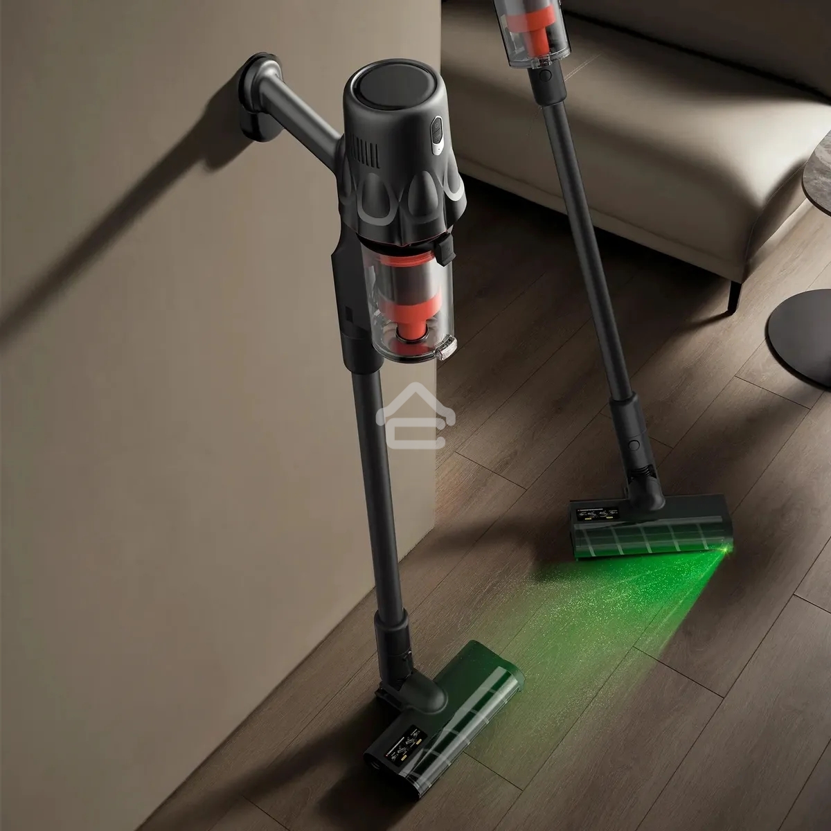 Пылесос ручной Deerma DEM-T30W Station серый/черный, питание от аккумулятора, 240 Вт, уборка сухая, пылесборник 0.56 л, работа от АКБ max 45 мин