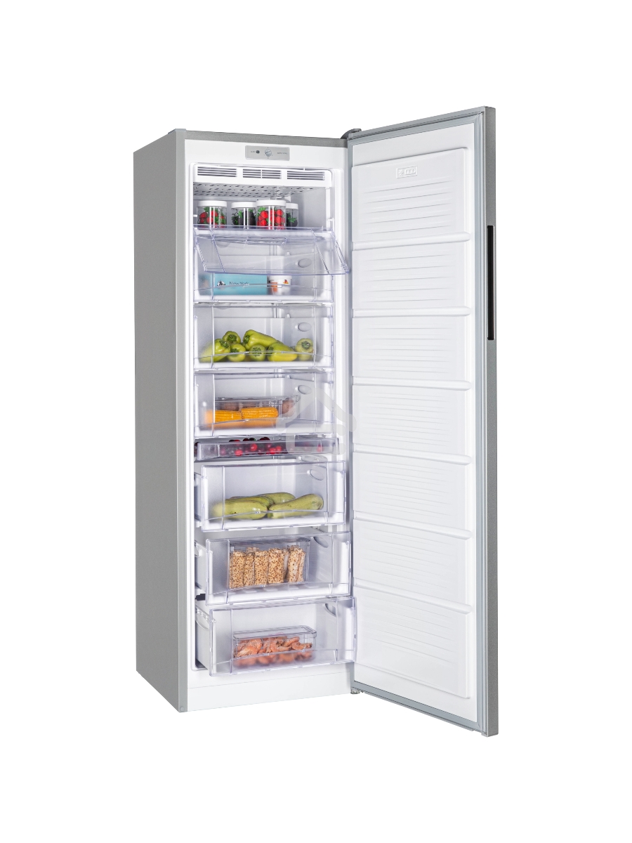 Морозилка Nordfrost DF 268 SAP, серебристый, 256л, 6 ящика