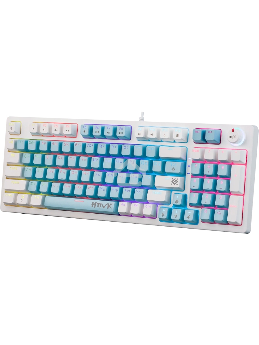 Клавиатура Defender Hawk GK-418  проводная, USB, белый