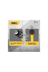 Фен технический Deli DL391202 (2000Вт, рабочая температура 100...650 град.)
