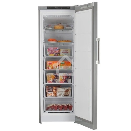 Морозильная камера Hotpoint HFZ 5171 S, серебристый, 250л, 5 ящиков