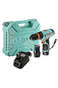 Дрель-шуруповерт Sturm CD3212SC, Аккумуляторная, 12 В, 2 АКБ, Кейс