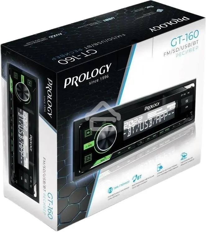 Автомагнитола Prology GT-160 1DIN 4x55Вт