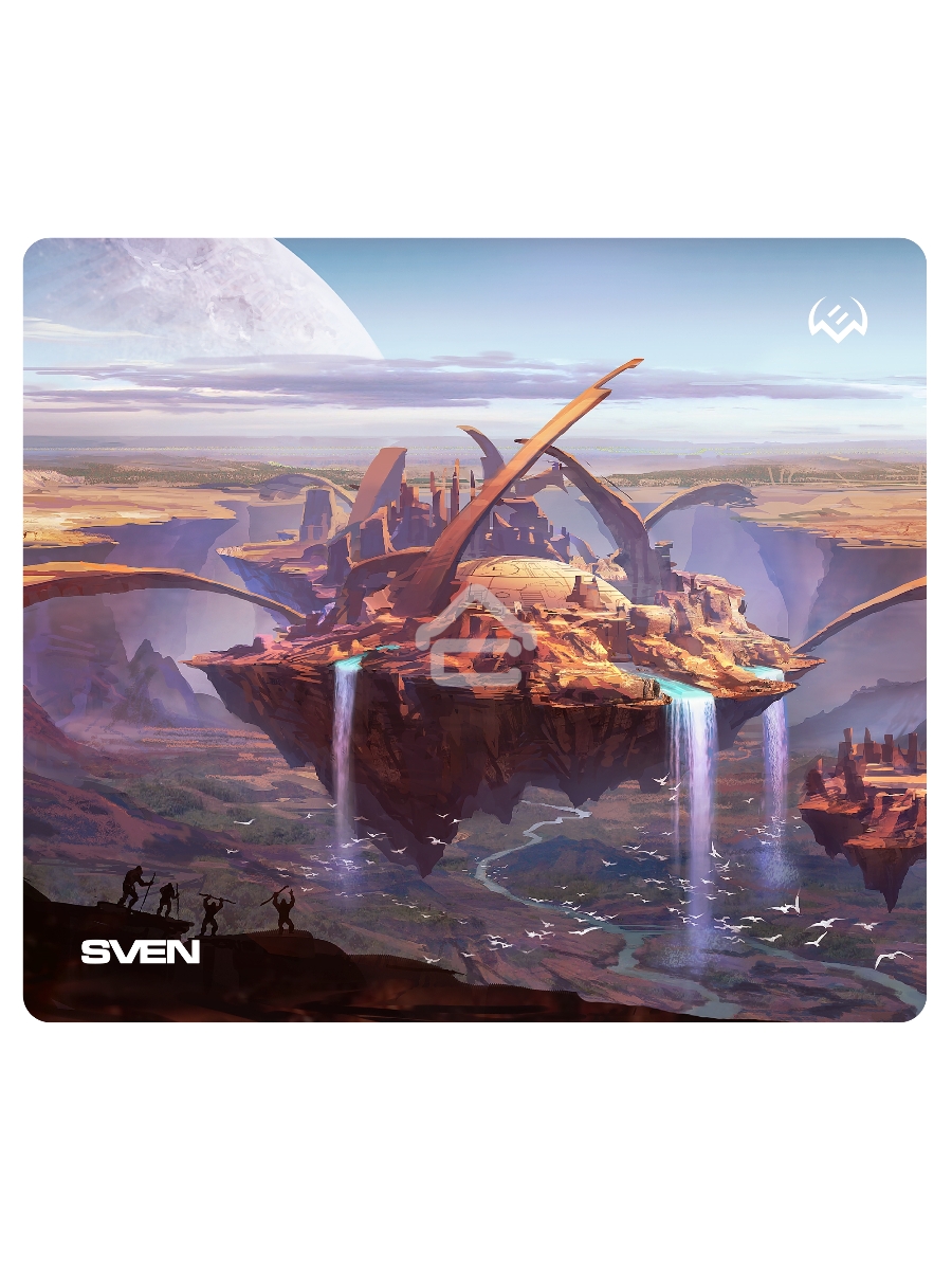 Игровой коврик для мыши (230 х 200 х 2 мм, ткань, резина) SVEN MP-G03S Island