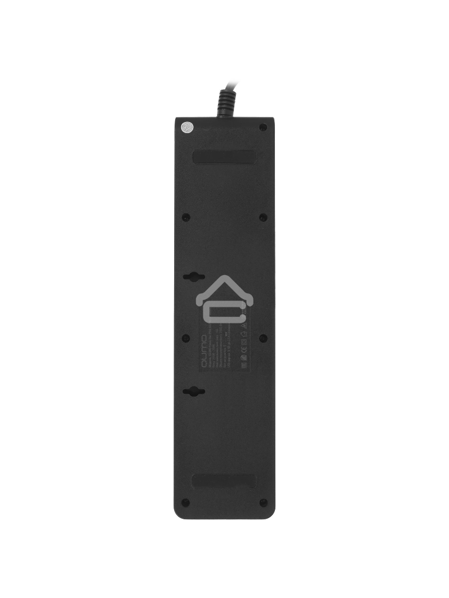 Сетевой фильтр QUMO Power Bar PRO 6SP4U (P-0006), черный