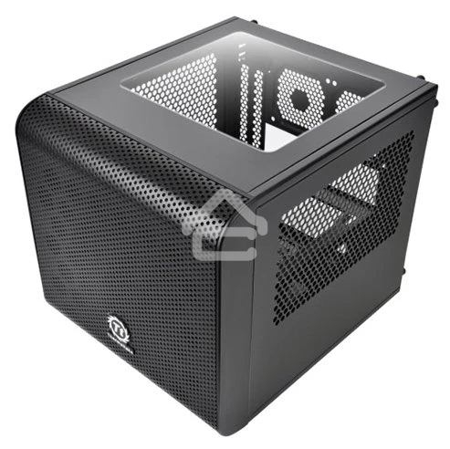 Компьютерный корпус Thermaltake Core V1 черный без БП miniITX 1x200mm 2xUSB3.0 audio bott PSU