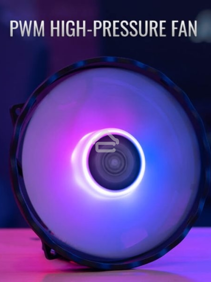 Кулер для процессора AeroCool / Formula Rave 4 ARGB черный, 120 мм, алюминий/медь, 1800 об/мин, 27 дБ, 4 pin, 130 Вт, 135 мм
