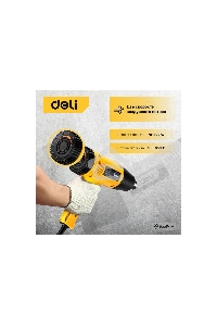 Фен технический Deli DL391202 (2000Вт, рабочая температура 100...650 град.)