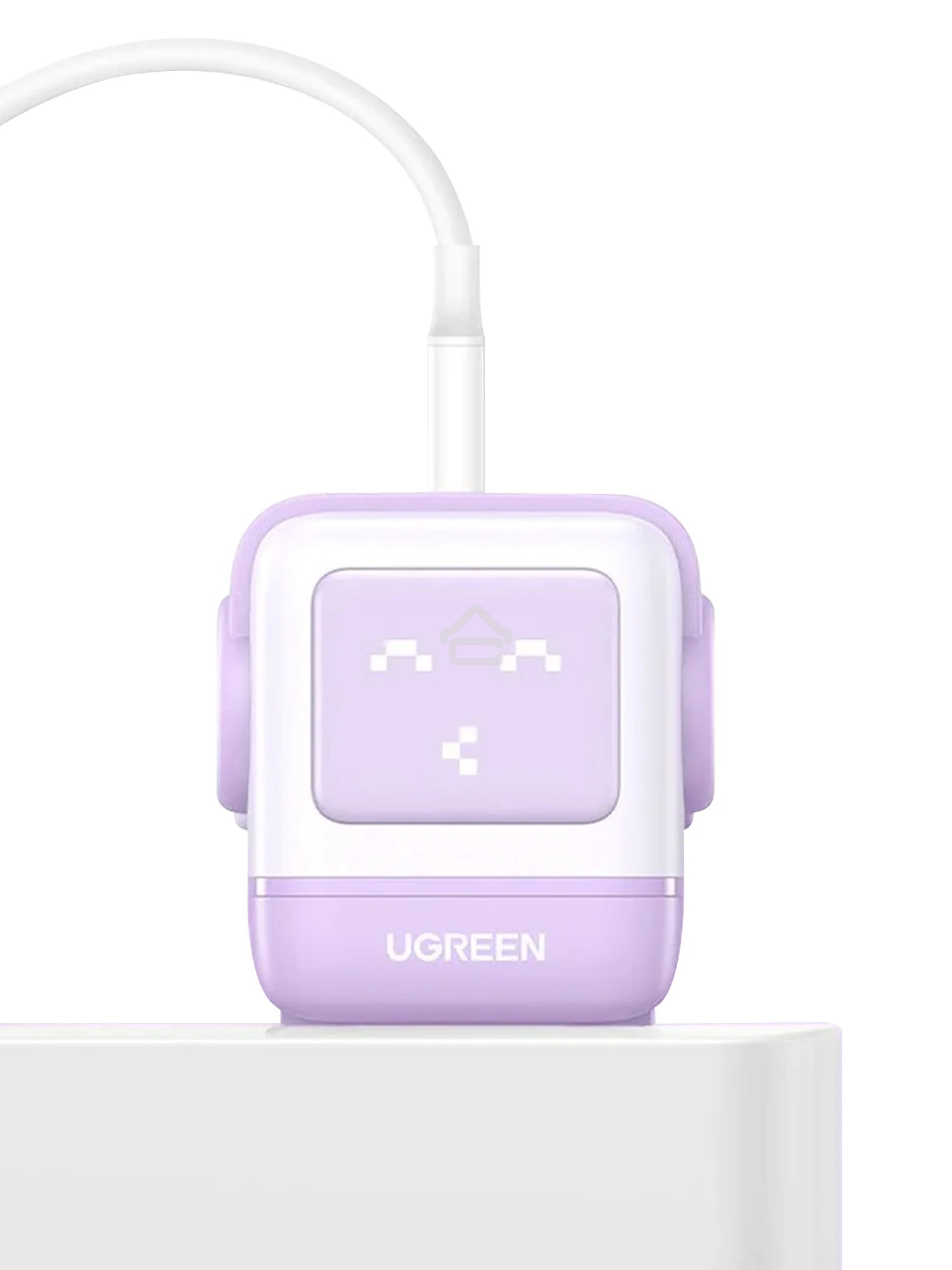Сетевое зарядное устройство Nexode Robot 65Вт 2xUSB-C, 1xUSB-A, GaN, Purple