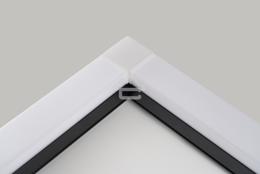 Светильник светодиодный Feron ДПО-36вт 6500К 3200Лм линейный рассеиватель матовый в алюминиевом корпусе черный