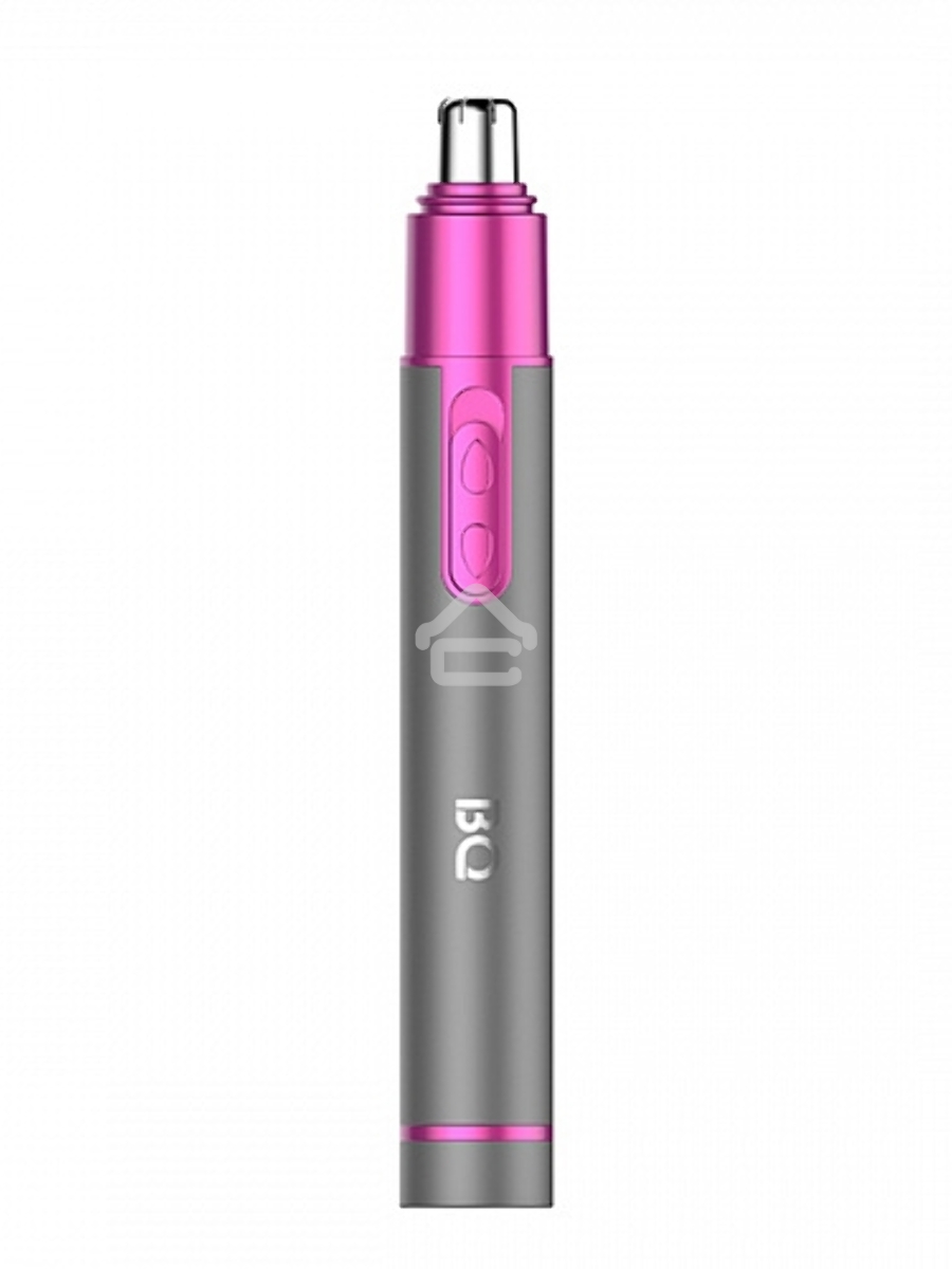 Триммер BQ TR1008 Gray. Триммер для носа, Мощность 0.8 Вт / Тип батарейки 1 х 1.5 В ААА/Класс защиты от поражения электрическим током Класс III/Щеточка для очистки