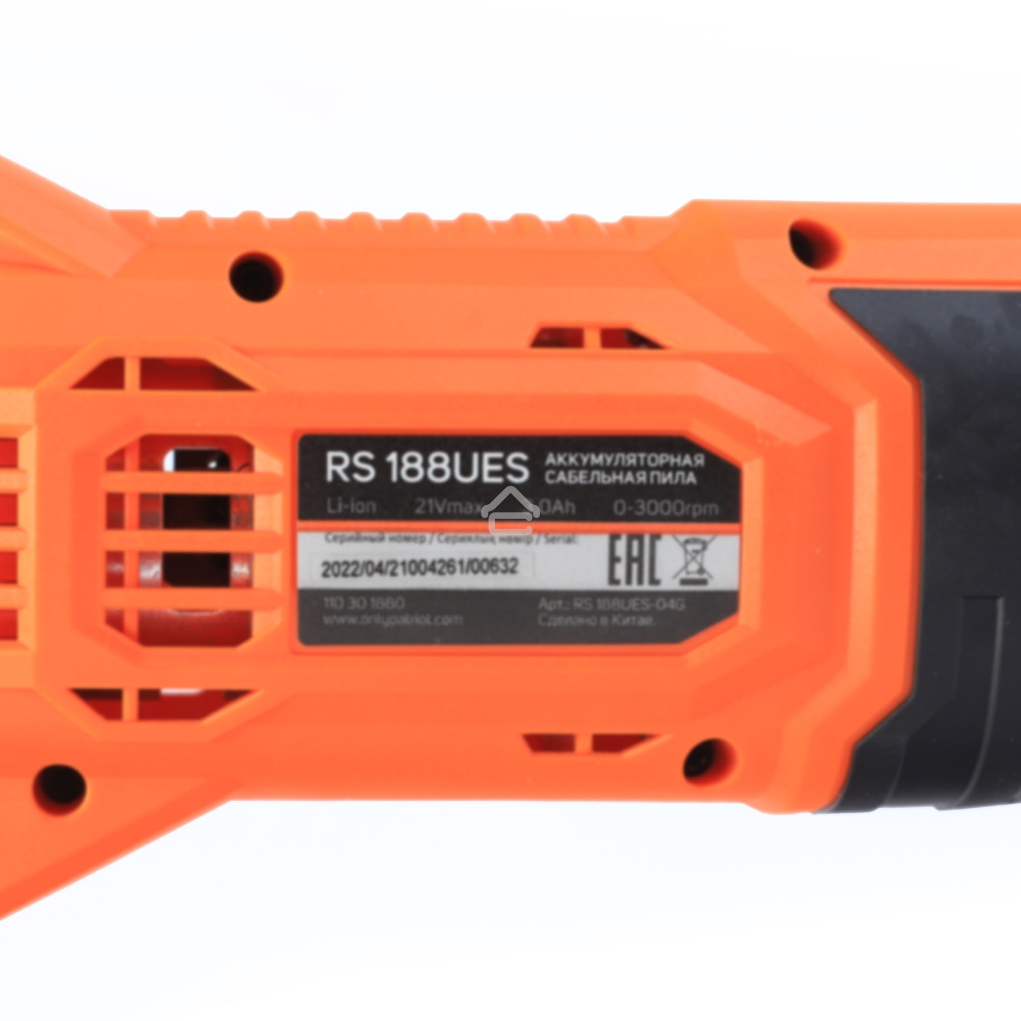 Сабельная пила Patriot RS 188UES аккум. 3000ход/мин (110301880)